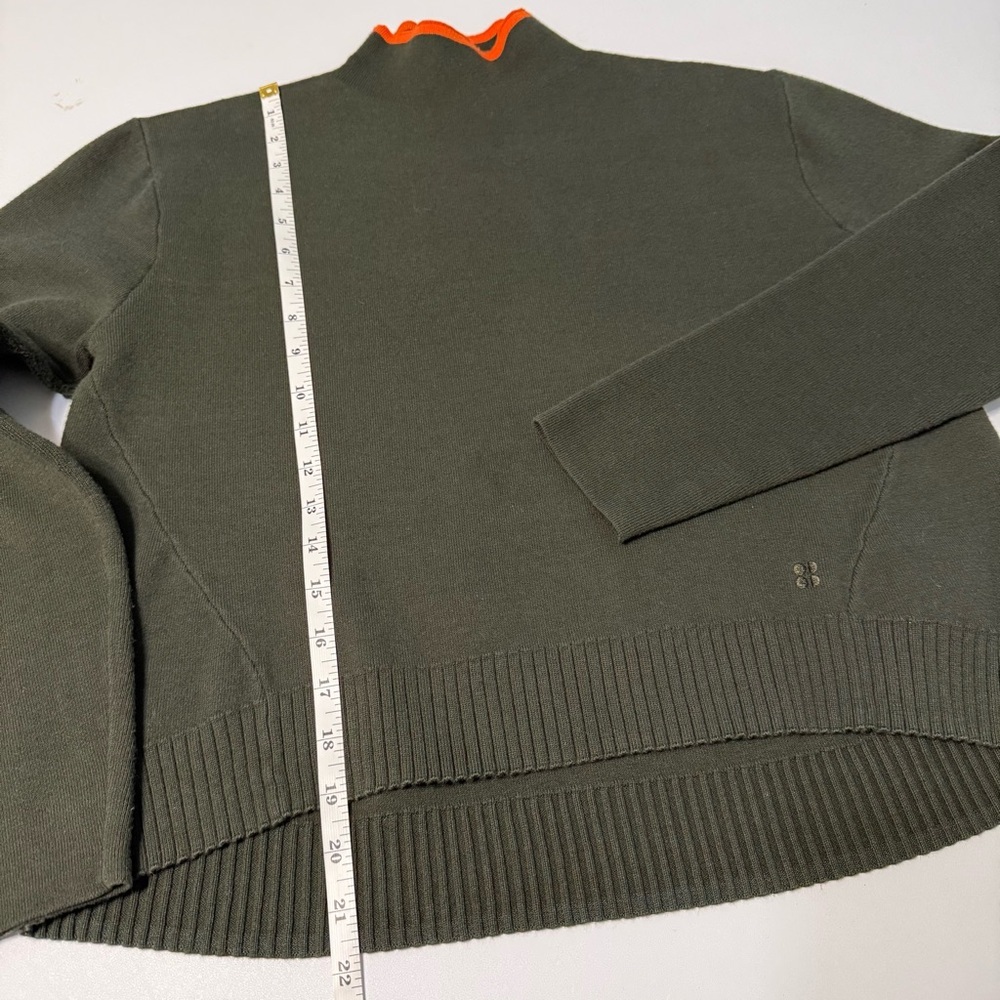 Sweaty Betty Serenity Jumper Sweater Women Size S pullover Knit Dark Green - Picture 10 of 13